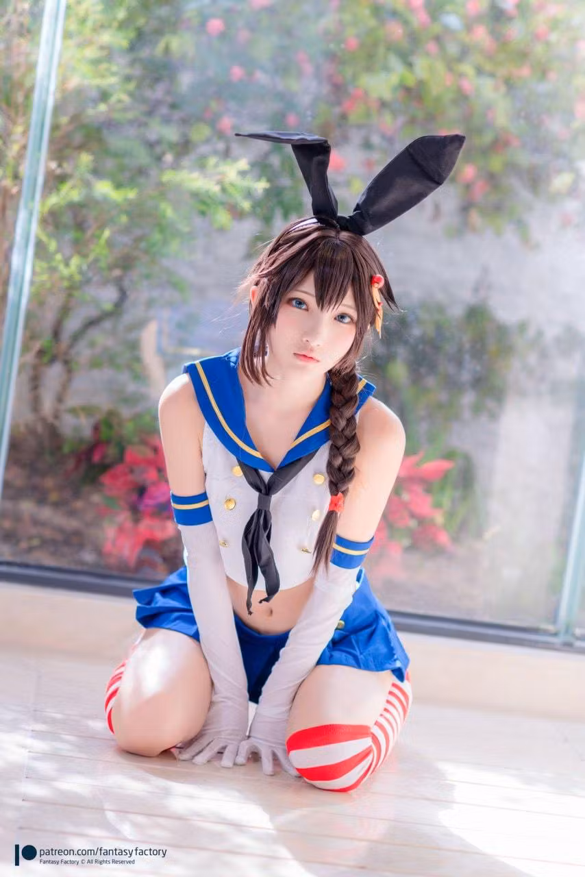 小丁Ding 舰娘时雨 COS